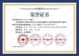 14届GIS大赛获奖教师证书-13 JA0136776永利集团张鹏飞