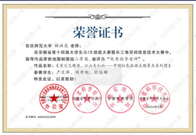 14届GIS大赛获奖教师证书-09 JA0096776永利集团顾洪亮